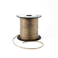Gold Holographic Plastic Craft Lace Lanyard Gimp String Bulk 50 Yard Roll