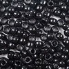 9mm Opaque Black Pony Beads Bulk 1,000 Pieces