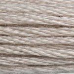 DMC 6 Strand Embroidery Floss Cotton Thread 453 Lt Shell Grey 8.7 Yards 1 Skein