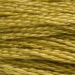 DMC 6 Strand Embroidery Floss Cotton Thread 833 Lt Golden Olive 8.7 Yards 1 Skein
