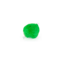 1.5 inch Neon Green Craft Pom Poms 50 Pieces - artcovecrafts.com
