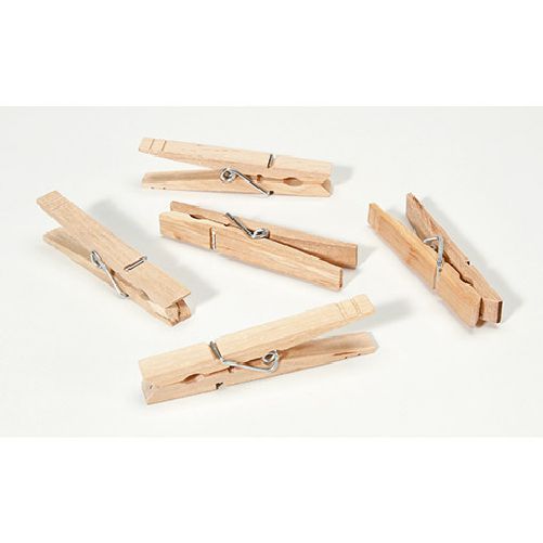 3.25 inches Darice Large Natural Spring Clothespins 30 pieces 9151-11 - artcovecrafts.com