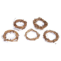 2 inch Mini Grapevine Wreaths Bulk  24 Pieces - artcovecrafts.com