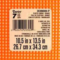 7 Mesh Count Orange Plastic Canvas Sheet 10.5 x 13.5 Inch 1 Sheet - artcovecrafts.com