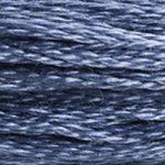 DMC 6 Strand Embroidery Floss Cotton Thread 931 Medium Antique Blue 8.7 Yards 1 Skein
