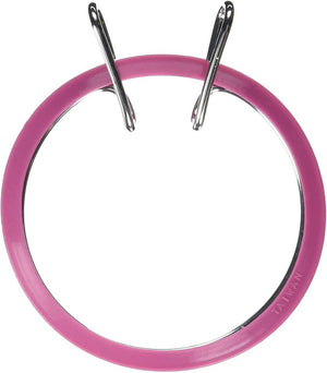 3.5 inch Spring Tension Hoops Blue or Mauve 1 Piece