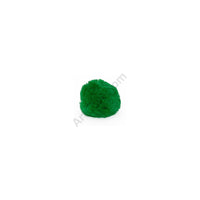1 inch Kelly Green Small Craft Pom Poms 100 Pieces - artcovecrafts.com