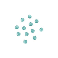 8mm Faceted Plastic Beads Transparent Sea Mist 1,000 Pieces - artcovecrafts.com