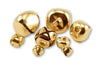 Gold Jingle Small Bells Assorted Sizes 3/8 to 1 inches 43 Pieces - artcovecrafts.com