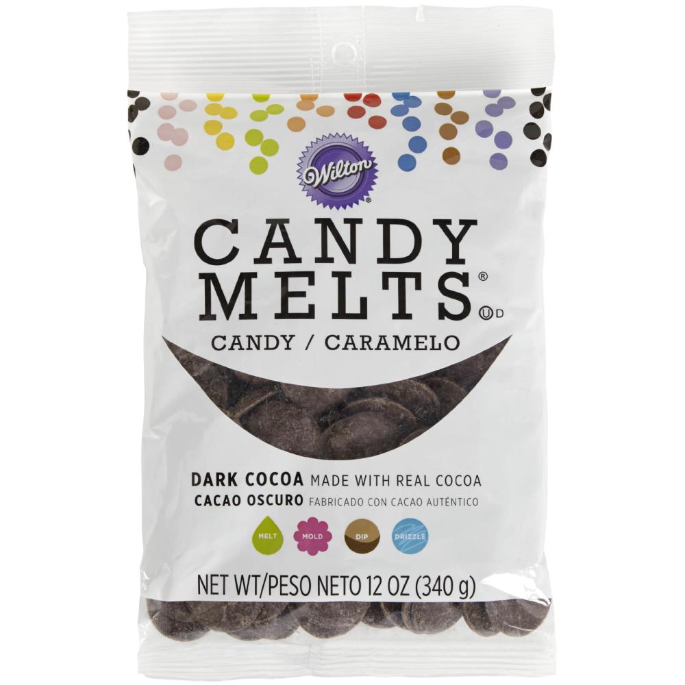 Wilton Candy Melts Flavored Dark Cocoa, Chocolate 12oz