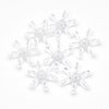 25mm Transparent Crystal Clear Starflake Beads 144 Pieces - artcovecrafts.com