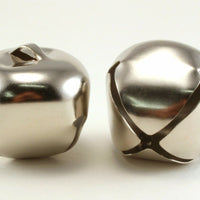 2 Inch 51mm Extra Large Giant Jumbo Craft Silver Jingle Bell 1 Piece - artcovecrafts.com