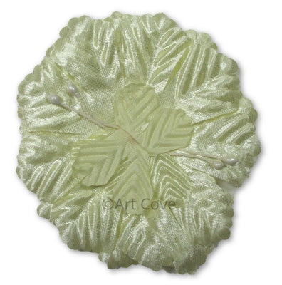 Yellow Capia Flowers Flat Carnation Capia Base for Corsages 12 Pieces - artcovecrafts.com