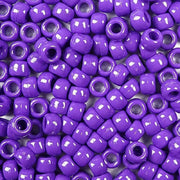 9mm Opaque Purple Pony Beads Bulk 1,000 Pieces