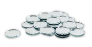 0.75 inch Small Mini Round Craft Mirrors 25 Pieces Mirror Mosaic Tiles - artcovecrafts.com