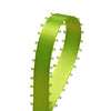 3/8 inch Apple Green Picot Edge Satin Ribbon 50 Yard Roll - artcovecrafts.com