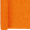 Bright Orange Crepe Paper Sheets Folds 20 inch. X 8 ft.