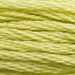 DMC 6 Strand Embroidery Floss Cotton Thread 3819 Light Moss Green 8.7 Yards 1 Skein