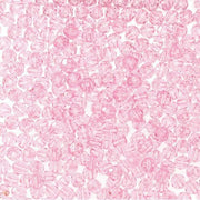 8mm Faceted Plastic Beads Transparent Pink Bulk 1,000 Pieces - artcovecrafts.com