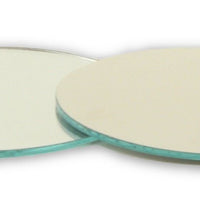 2.5 inch Glass Craft Small Round Mirrors 3 Pieces Mirror Mosaic Tiles - artcovecrafts.com