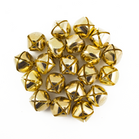 0.75 Inch 20mm Gold Craft Jingle Bells Bulk 120 Pieces - artcovecrafts.com