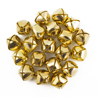 5/8 Inch 16mm Gold Craft Jingle Bells Bulk 144 Pieces - artcovecrafts.com