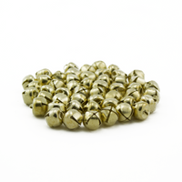 3/8 Inch 10mm Gold Small Craft Jingle Bells Charms Bulk 144 Pieces - artcovecrafts.com