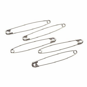 #7 Darice Silver Safety Pins 3 inch 60 Pieces 1942-33 - artcovecrafts.com