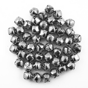 0.5 Inch 13mm Small Silver Craft Jingle Bells Bulk 100 Pieces - artcovecrafts.com