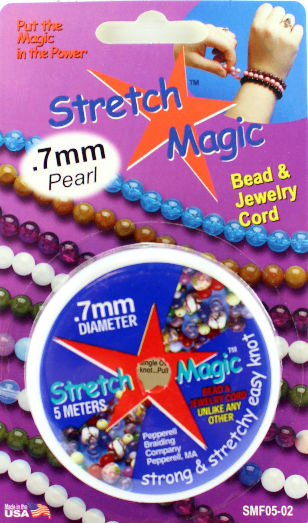 Stretch Magic Elastic Beading & Jewelry Cord Sizes .5mm .7mm 1mm 1.5mm